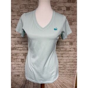 Masters Tech Active Women's T-shirt Sz Small Athleisure Green Fitted Golf